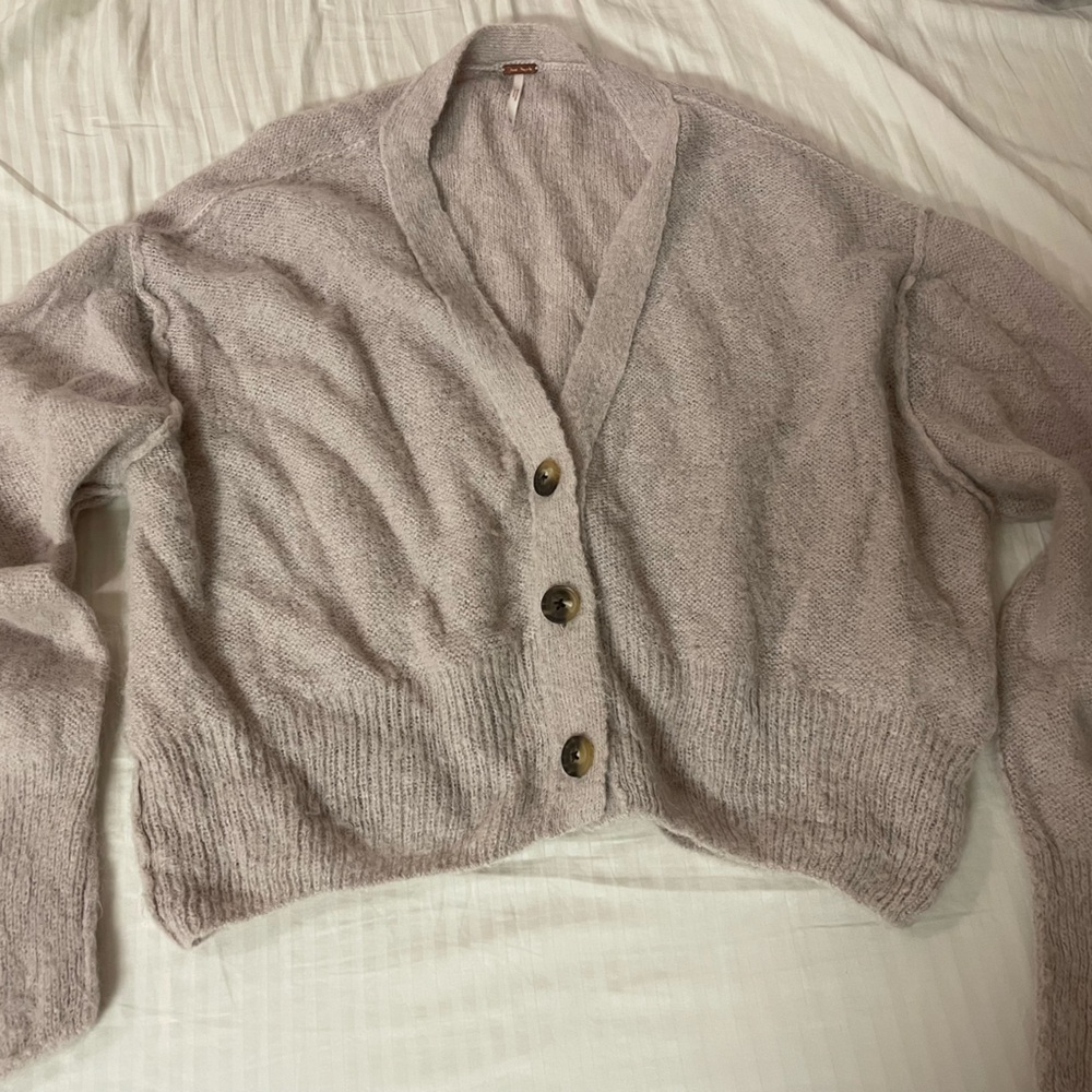 Free People alpaca cardigan XS